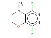 5,8-DICHLORO-<span class='lighter'>3,4-DIHYDRO</span>-4-METHYL-2H-PYRIDAZINO[4,5-B][1,4]OXAZINE