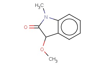 <span class='lighter'>1,3-DIHYDRO-3-METHOXY-1-METHYL-2H-INDOL-2-ONE</span>