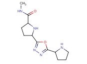 5-(5-<span class='lighter'>PYRROLIDIN-2-YL</span>-[1,3,4]OXADIAZOL-2-<span class='lighter'>YL</span>)-PYRROLIDINE-2-CARBOXYLIC ACID METHYLAMIDE