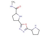 5-(5-<span class='lighter'>PYRROLIDIN</span>-2-YL-[1,3,4]OXADIAZOL-2-YL)-PYRROLIDINE-2-CARBOXYLIC ACID METHYLAMIDE