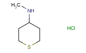 <span class='lighter'>2H-THIOPYRAN-4-AMINE</span>, <span class='lighter'>TETRAHYDRO-N-METHYL-HYDROCHLORIDE</span>