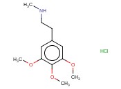 <span class='lighter'>3,4,5-TRIMETHOXY-N-METHYL-BENZENEETHANAMINE</span>