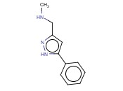 METHYL-(5-PHENYL-1H-<span class='lighter'>PYRAZOL</span>-3-YLMETHYL)-<span class='lighter'>AMINE</span>