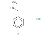 <span class='lighter'>苯</span><span class='lighter'>甲</span><span class='lighter'>胺</span>,4-<span class='lighter'>氟</span>-N-甲基-, 盐酸 (1:1)