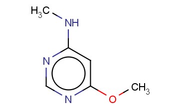 <span class='lighter'>4-PYRIMIDINAMINE</span>, <span class='lighter'>6-METHOXY-N-METHYL-</span>