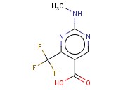 2-(METHYLAMINO)-4-(<span class='lighter'>TRIFLUOROMETHYL</span>)<span class='lighter'>PYRIMIDINE</span>-5-CARBOXYLIC ACID