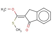 (Z)-2,3-二氢-2-[甲氧基(甲巯基)亚<span class='lighter'>甲基</span>]-1-<span class='lighter'>茚</span><span class='lighter'>酮</span>