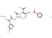 (6R,7R)-7-((Z)-2-(2-Aminothiazol-4-yl)-2-(methoxyimino)acetamido)-3-(((furan-2-carbonyl)thio)methyl)-8-oxo-5-thia-1-azabicyclo[4.2.0]oct-2-ene-2-carboxylic acid hydrochloride