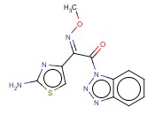 1-[2-(Z)-甲氧亚氨基-2-(2-氨基噻唑-4-基)乙酰氧基]<span class='lighter'>苯</span>并<span class='lighter'>三</span>氮<span class='lighter'>唑</span>