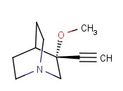 1-<span class='lighter'>氮</span><span class='lighter'>杂</span>双<span class='lighter'>环</span>[2.2.2]辛烷-1,3-乙炔基-3-甲氧基，（3R）-（9CI）