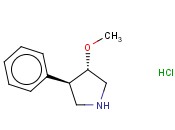 (3S,4R)-4-苯基-3-甲氧基吡咯烷<span class='lighter'>盐酸盐</span>