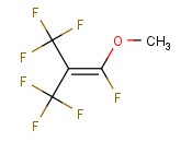 1-<span class='lighter'>Methoxy</span>-1,3,3,3-tetrafluoro-2-(trifluoromethyl)<span class='lighter'>prop</span>-1-ene