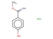 METHYL <span class='lighter'>4-HYDROXYBENZIMIDATE</span> <span class='lighter'>HYDRO-CHLORIDE</span>