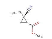 <span class='lighter'>CYCLOPROPANECARBOXYLIC</span> ACID, <span class='lighter'>2-CYANO-2-ETHENYL-</span>, METHYL <span class='lighter'>ESTER</span>, <span class='lighter'>CIS</span>-