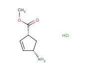 (1S,4R)-4-胺基-<span class='lighter'>环</span>戊-2-烯基-1-<span class='lighter'>甲酸</span><span class='lighter'>甲</span><span class='lighter'>酯</span>盐酸盐