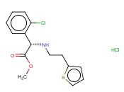 <span class='lighter'>D-</span>(+)-alpha-(2-噻吩乙胺基)-alpha-(2-氯苯基)醋酸<span class='lighter'>甲</span><span class='lighter'>酯</span><span class='lighter'>盐酸盐</span>