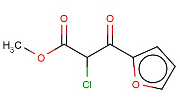 <span class='lighter'>2-FURANPROPANOIC</span> ACID, <span class='lighter'>ALPHA-CHLORO-BETA-OXO-</span>, METHYL <span class='lighter'>ESTER</span>