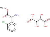 (S)-(+)-<span class='lighter'>TARTRATE</span> OF METHYL-ALPHA-AMINO(2-CHLOROPHENYL) ACETATE