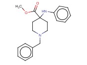 4-(<span class='lighter'>Phenylamino</span>]-1-<span class='lighter'>benzyl</span>-4-piperidinecarboxylic Acid Methyl Ester