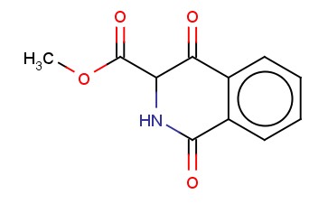 <span class='lighter'>3-CARBOMETHOXY-1,2,3,4-TETRAHYDROISOQUINOLINE-1,4-DIONE</span>