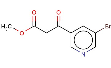 <span class='lighter'>3-PYRIDINEPROPANOIC</span> ACID, <span class='lighter'>5-BROMO-B-OXO-</span>,METHYL <span class='lighter'>ESTER</span>