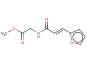 N-(2-呋喃亚甲基乙酰)<span class='lighter'>甘氨酸</span>甲酯