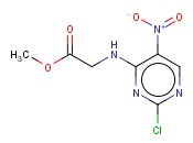 2-(2-氯-5-硝基<span class='lighter'>嘧啶</span>-4-<span class='lighter'>氨基</span>)乙酸甲酯