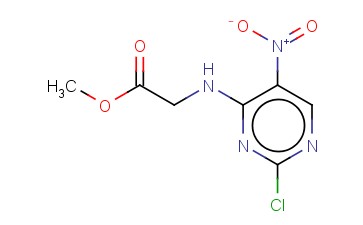 2-(2-氯-5-硝基<span class='lighter'>嘧啶</span>-4-<span class='lighter'>氨基</span>)乙酸甲酯
