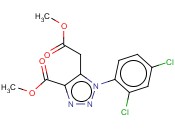 METHYL 1-(2,4-DICHLOROPHENYL)-5-(2-METHOXY-2-OXOETHYL)-1H-1,2,3-TRIAZOLE-4-CARBOXYLATE