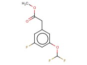 3-(DIFLUOROMETHOXY)-5-<span class='lighter'>FLUOROPHENYLACETIC</span> ACID METHYL ESTER