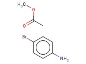 5-AMINO-2-<span class='lighter'>BROMOPHENYLACETIC</span> ACID METHYL ESTER