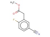 5-CYANO-2-<span class='lighter'>FLUOROPHENYLACETIC</span> ACID METHYL ESTER
