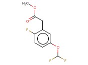5-(DIFLUOROMETHOXY)-<span class='lighter'>2-FLUOROPHENYLACETIC</span> ACID METHYL ESTER