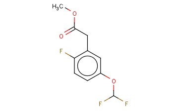 5-(DIFLUOROMETHOXY)-<span class='lighter'>2-FLUOROPHENYLACETIC</span> ACID METHYL ESTER