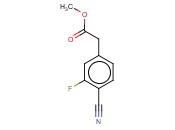 4-CYANO-3-<span class='lighter'>FLUOROPHENYLACETIC</span> ACID METHYL ESTER