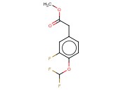 4-(DIFLUOROMETHOXY)-3-<span class='lighter'>FLUOROPHENYLACETIC</span> ACID METHYL ESTER