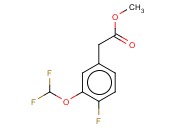 3-(DIFLUOROMETHOXY)-4-<span class='lighter'>FLUOROPHENYLACETIC</span> ACID METHYL ESTER