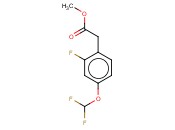 4-(DIFLUOROMETHOXY)-<span class='lighter'>2-FLUOROPHENYLACETIC</span> ACID METHYL ESTER