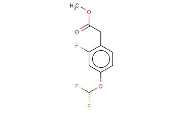 4-(DIFLUOROMETHOXY)-<span class='lighter'>2-FLUOROPHENYLACETIC</span> ACID METHYL ESTER
