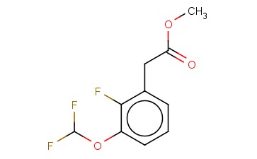 3-(DIFLUOROMETHOXY)-<span class='lighter'>2-FLUOROPHENYLACETIC</span> ACID METHYL ESTER