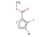 4-<span class='lighter'>溴</span>-3-氟-2-<span class='lighter'>噻吩</span>甲酸甲酯
