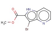 METHYL 3-BROMO-1H-PYRROLO-[<span class='lighter'>3,2</span>-B]<span class='lighter'>PYRIDINE</span>-2-CARBOXYLATE
