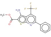 METHYL 3-AMINO-6-PHENYL-4-(TRIFLUOROMETHYL)THIENO(2,3-B)PYRIDINE-2-CARBOXYLATE