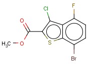 7-BROMO-3-CHLORO-4-FLUOROBENZO[B]THIOPHENE-2-CARBOXYLIC ACIDMETHYL ESTER