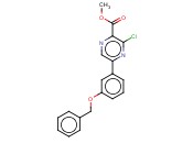 METHYL 5-[3-(BENZYLOXY)PHENYL]-3-<span class='lighter'>CHLOROPYRAZINE</span>-2-CARBOXYLATE