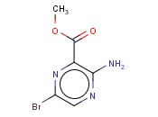 3-氨基-6-溴吡嗪-2-甲酸<span class='lighter'>甲</span><span class='lighter'>酯</span>