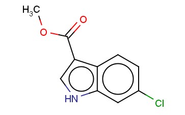 METHYL <span class='lighter'>6-CHLORO-1H-INDOLE-3-CARBOXYLATE</span>