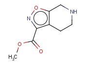METHYL 4,5,6,7-TETRAHYDROISOXAZOLO[5,4-C]<span class='lighter'>PYRIDINE-3-CARBOXYLATE</span>