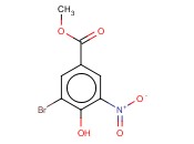 3-溴-4-<span class='lighter'>羟基</span>-5-硝基<span class='lighter'>苯甲酸</span><span class='lighter'>甲</span><span class='lighter'>酯</span>