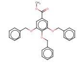 3,4,5-三(苄氧基)<span class='lighter'>苯甲酸</span><span class='lighter'>甲</span><span class='lighter'>酯</span>